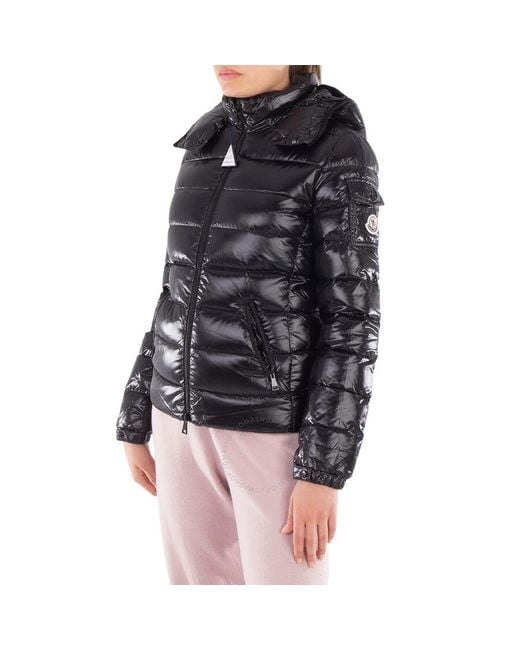 Moncler Black Drawstring Padded Long Sleeve Jacket, Band Size 0