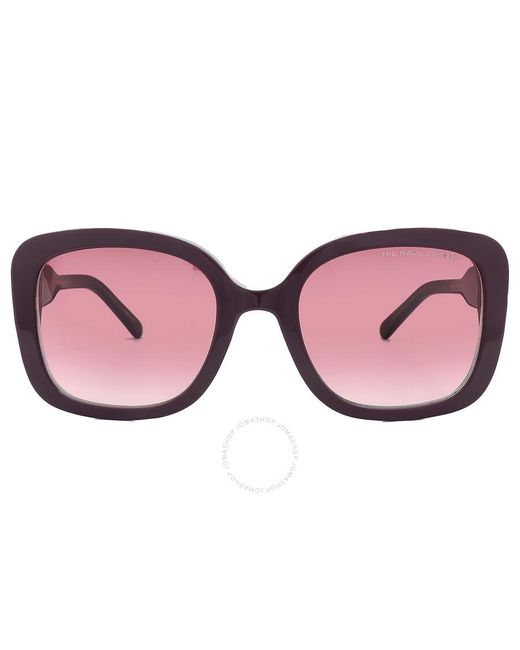 Marc Jacobs Pink Gradient Square Sunglasses Marc 625/s 0lhf/3x 54