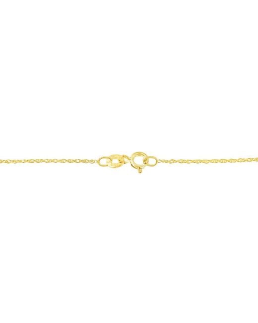 Haus of Brilliance Metallic 10K 1/5 Cttw Princess Cut Diamond 3 Stone Drop 18" Pendant Necklace (H-I Color, Si2-I1 Clarity)
