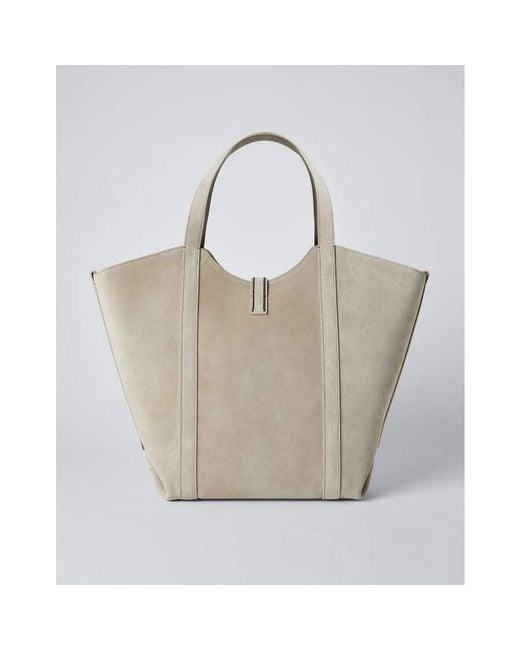 Brunello Cucinelli Multicolor Light Leather Tote