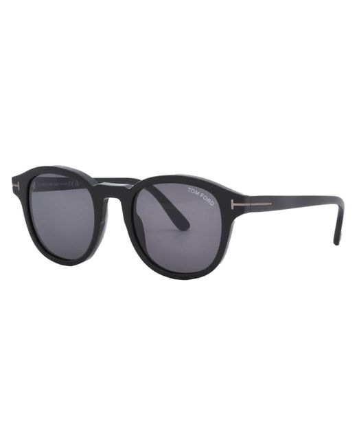 Tom Ford Black Jameson Smoke Oval Sunglasses Ft0752-n 01a 50 for men