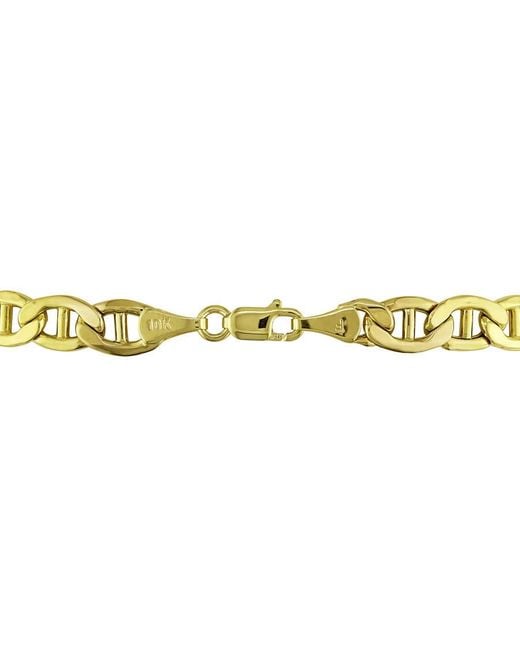 Amour Metallic Mariner Link Chain Bracelet for men