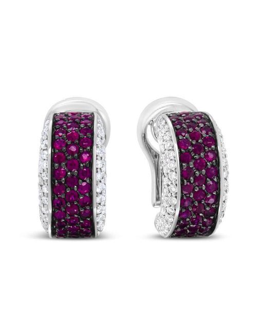 Haus of Brilliance Purple 18k White Gold