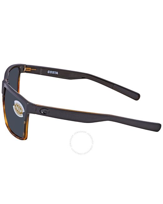 Costa Del Mar Blue Rincon Grey Polarized Polycarbonate Sunglasses Rin 181 Ogp 63 for men