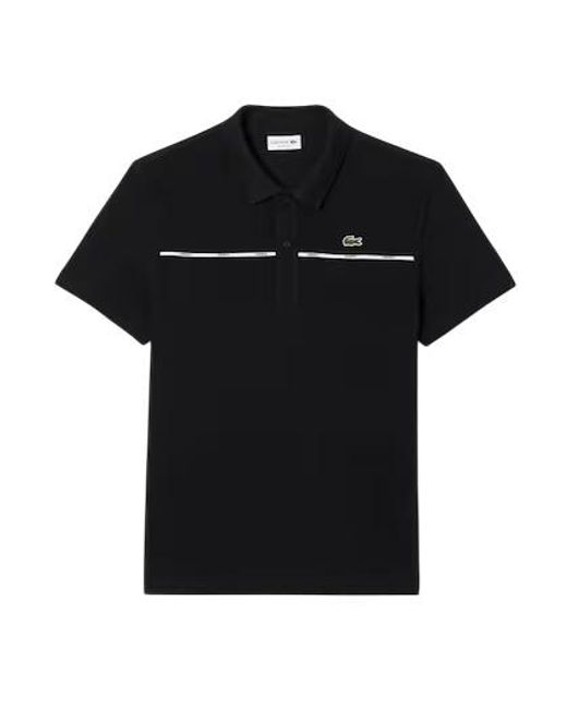 Lacoste Black Regular Fit Polo Shirt, Brand Size 2 (Xs) for men
