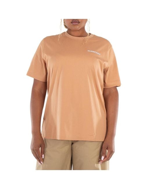 Burberry Natural Margot Tb Embroidered T-Shirt