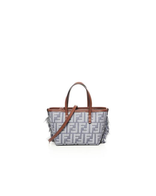 Fendi Multicolor Ff Jacquard Roll Mini Bag