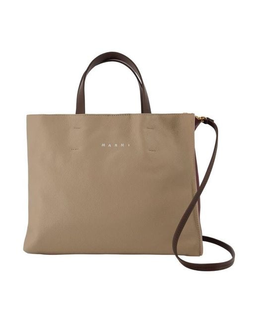 Marni Brown Museo Tote Bag