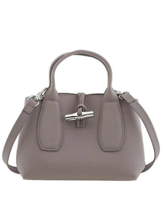Longchamp Roseau S Top H in Gray | Lyst