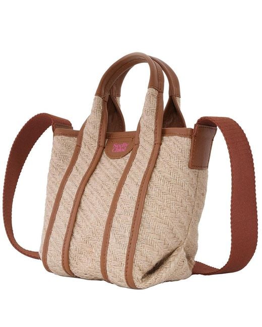 See By Chloé Brown Mini Laetizia Tote Bag