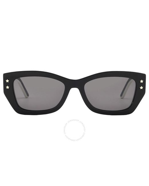 Dior Gray Grey Cat Eye Sunglasses Pacific S2u 10a0 Cd40113u 01a 53
