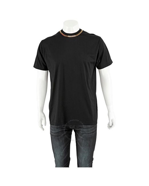 Burberry Black Chain Detail T-shirt for men