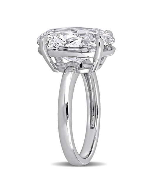 Created Forever Metallic 7Ct Tw Oval Cut Lab-Grown Diamond Solitaire Engagement Ring