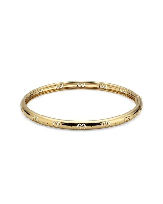 Gucci Metallic Icon Bangle Size 17