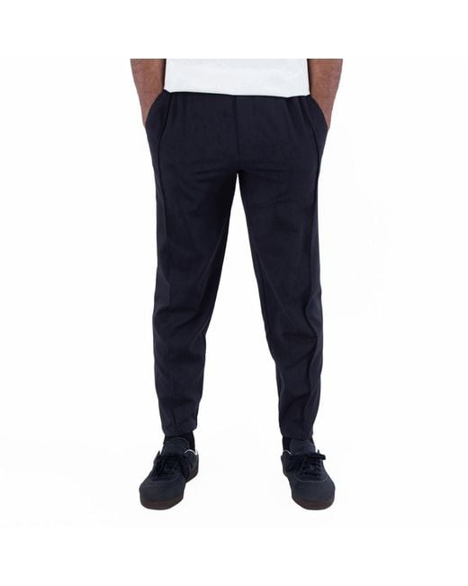 Emporio Armani Blue Natural Stretch Canvas Trousers, Brand Size 46 Us for men