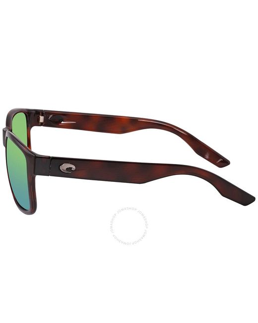 Costa Del Mar Blue Cta Del Mar Paunch Green Mirror Polarized Polycarbonate Sunglasses  904906 57 for men