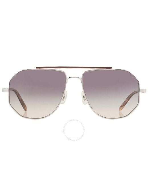 Oliver Peoples Brown Brunello Cucinelli Moraldo Light Shale Gradient Titanium Sunglasses Ov1317st 503611 59 for men