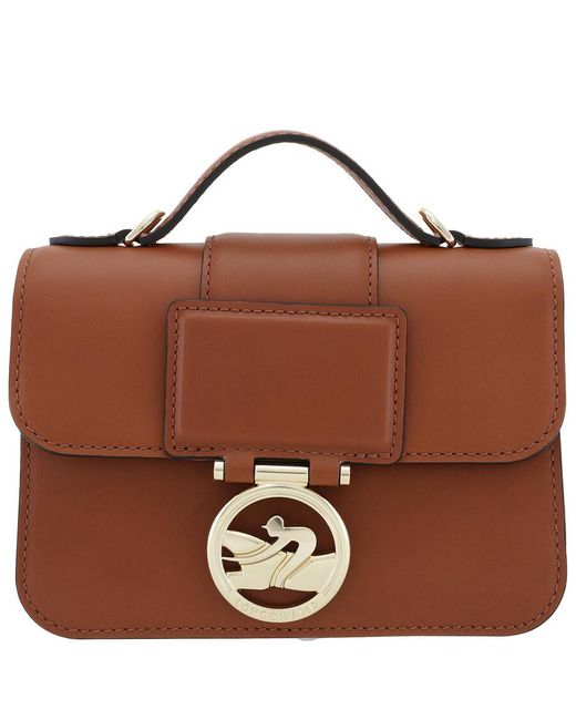 Longchamp Brown Box-Trot Xs Crossbody Bag