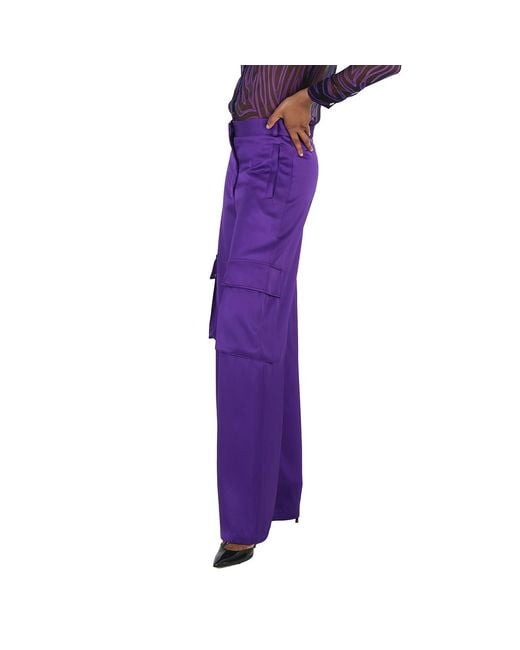 Versace Purple Duchesse Pants