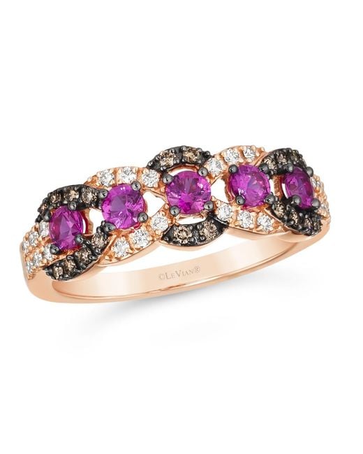 Le Vian Pink Passion Ruby Ring Set