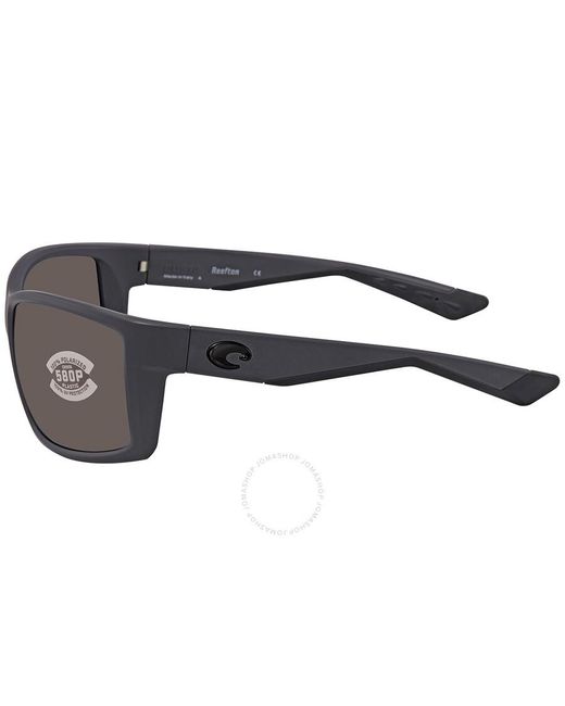Costa Del Mar Gray Cta Del Mar Reefton Polarized Polycarbonate Sunglasses for men
