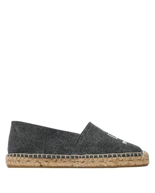 Isabel Marant Gray Canae Canvas Espadrilles