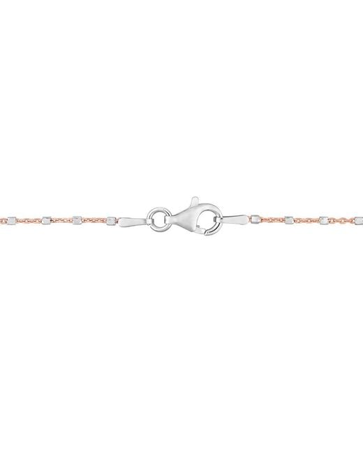 Amour Metallic Beaded Chain Necklace
