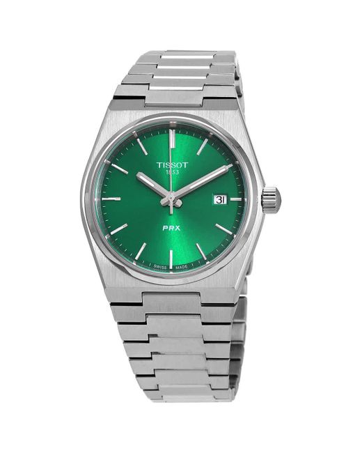 Tissot Prx Quartz Green Dial Unisex Watch