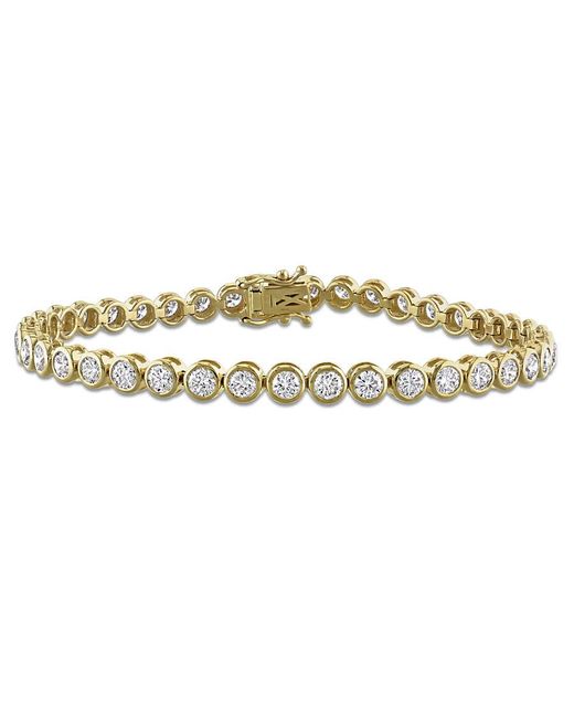 Created Forever Metallic 4 3/5Ct Tw Lab-Grown Diamond Tennis Bracelet