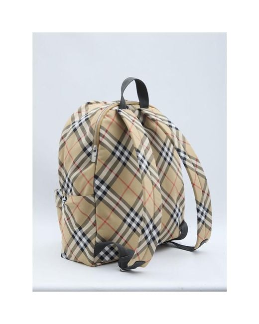 Burberry Gray Backpack for men