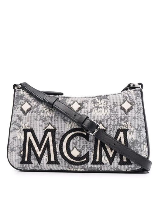 Mcm gray cheap bag