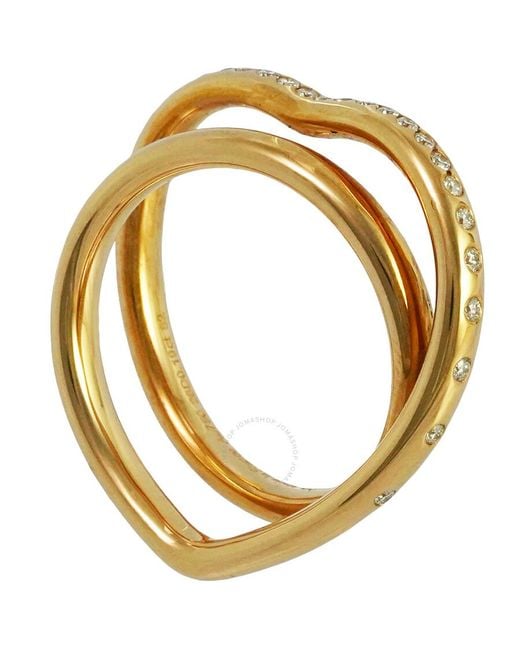 Hermès Metallic Vertige Coeur Ring