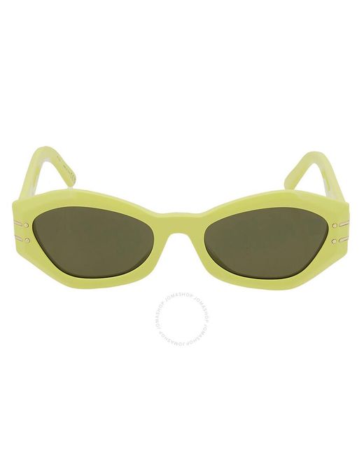 Dior Yellow Green Geometric Sunglasses Signature B1u 66c0 55