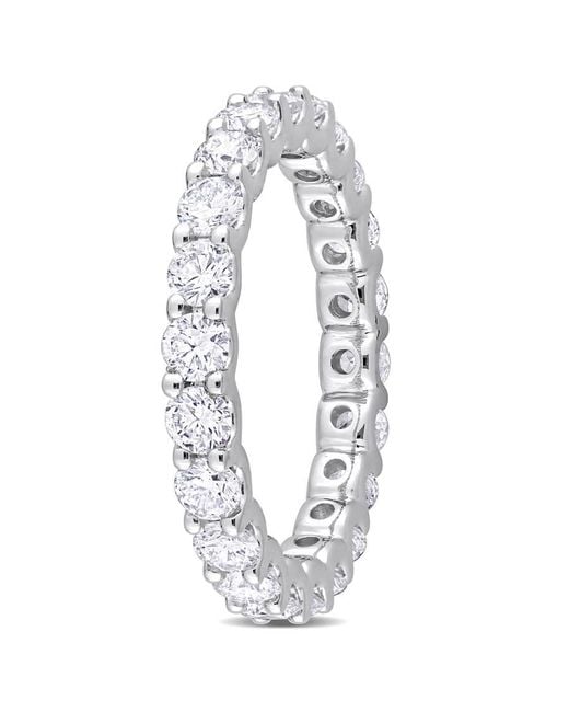 Created Forever Metallic 2 1/5 Ct Tgw Lab Created Diamond Eternity Band