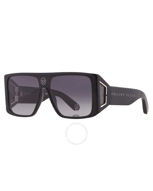 Philipp Plein Gray Grey Gradient Shield Sunglasses Spp014v 0700 99