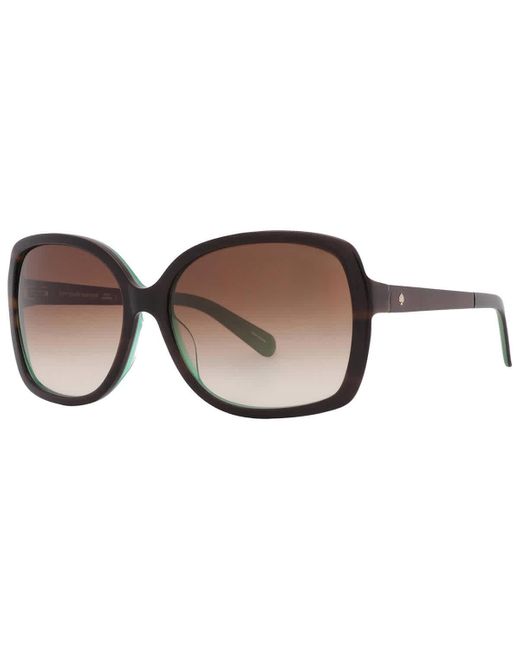 Kate Spade Black Brown Gradient Butterfly Sunglasses Darilynn/s 0x59/y6 58