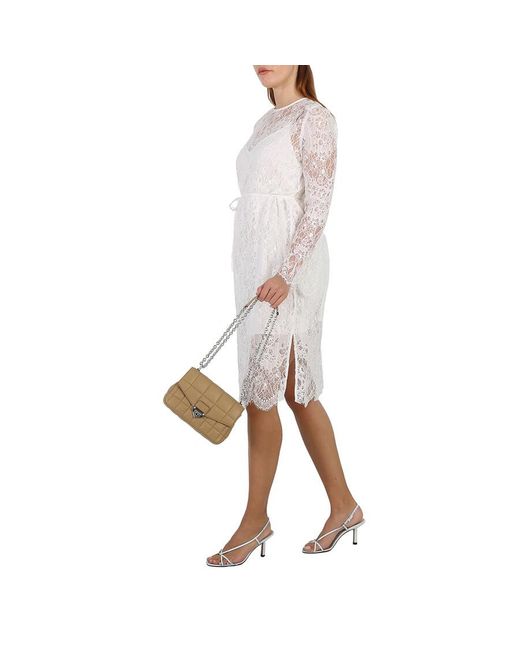 Michael Kors Natural Ladies Soho Small Quilted Leather Shoulder Bag