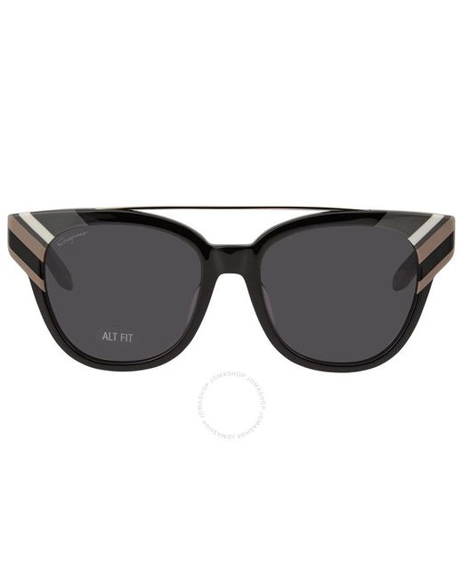 Ferragamo Black Pilot Sunglasses Sf882sa 001 54
