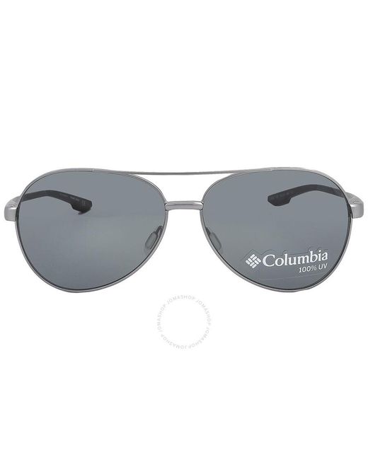 Columbia Gray Katchor Smoke Pilot Sunglasses C103s 070 59