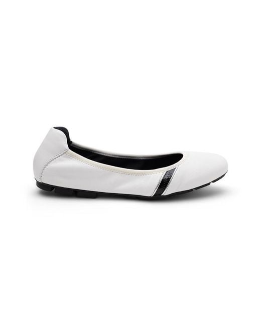 Hogan White Ladies Flats, Us