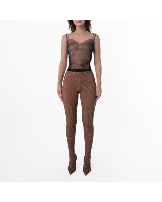 Balenciaga Brown Knife Pleat Legging, Brand Size 37 Us