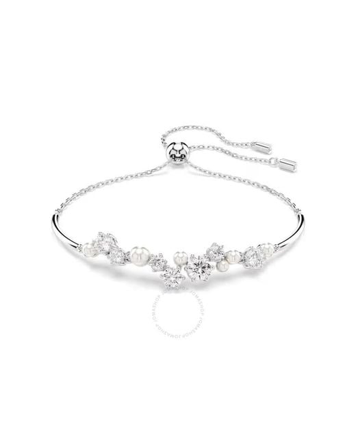 Swarovski Metallic Constella Bangle, Size Medium