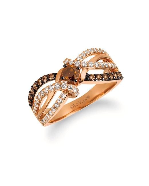 Le Vian Metallic Ladies Chocolate Diamonds Rings Set