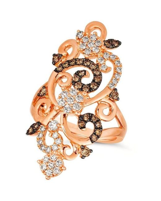 Le Vian Metallic Ladies Chocolate Diamonds Crazy Collection Rings Set