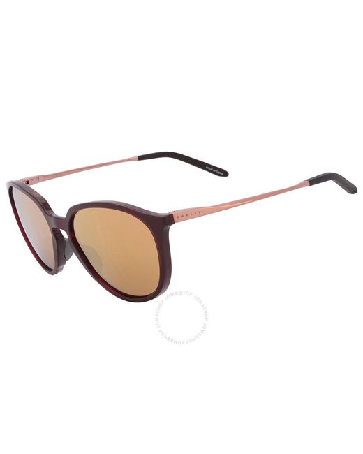 Oakley Brown Sielo Prizm Rose Gold Round Sunglasses Oo9288 928805 57