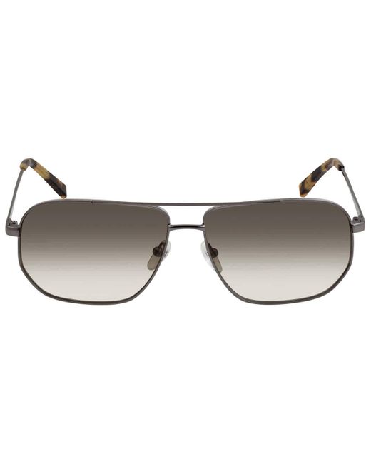 MCM Gray Grey Rectangular Sunglasses 141s 069 61 for men