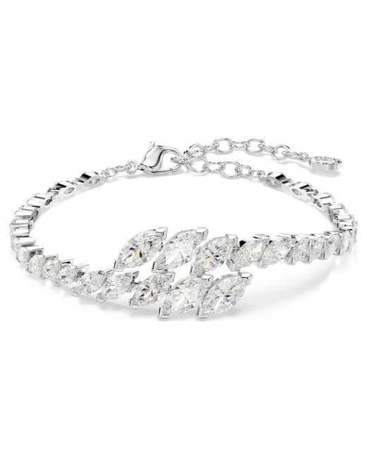 Swarovski Metallic Mesmera Bracelet, Marquise Cut, Rhodium Plated