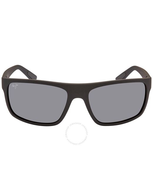 Maui Jim Gray Byron Bay Nuetral Wrap Sunglasses 746-02mr 62