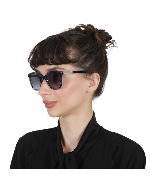 Kate Spade Black Grey Shaded Butterfly Sunglasses Reena/s 0jbw/9o 53