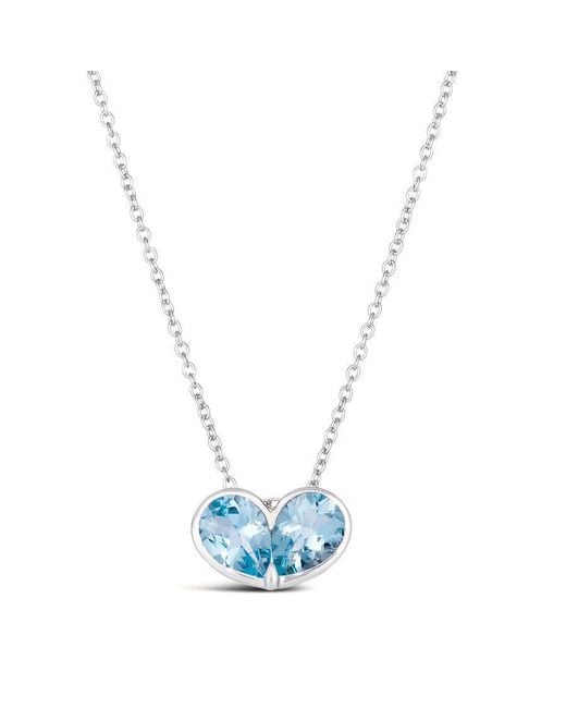 Le Vian Blue Ladies Sea Aquamarine Necklaces Set